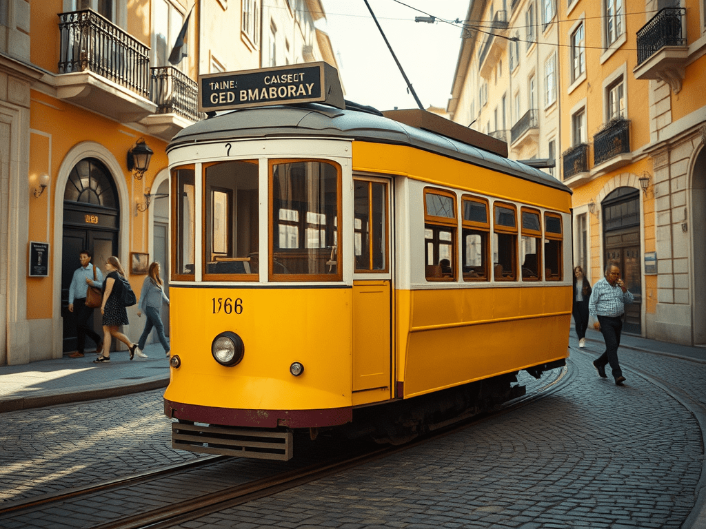 Lisbon tram Lisbon tram operated by Carris