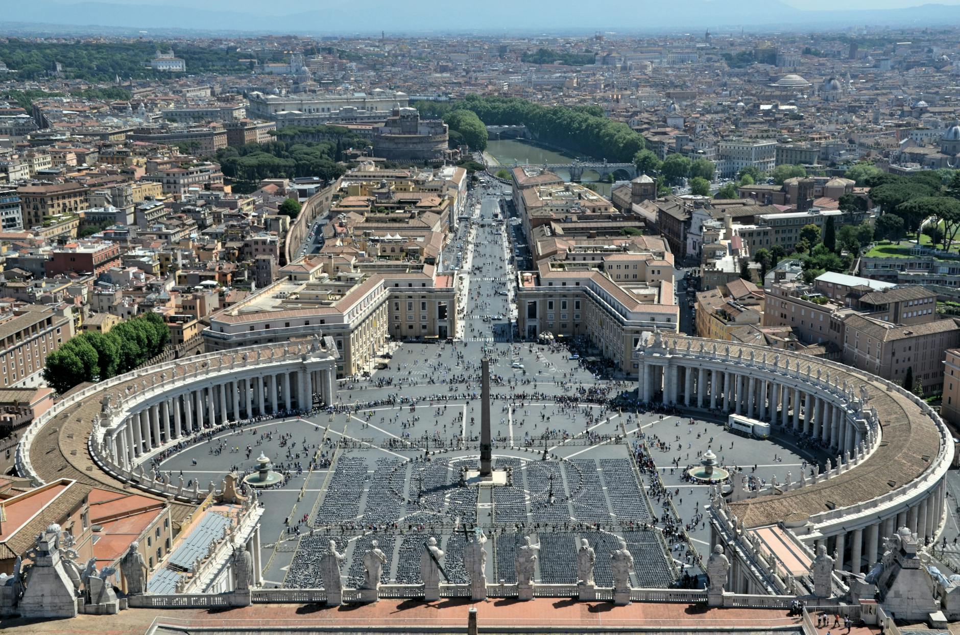 St. Peter's Square, Vatican City, Rome, Italy St. Peter's Square, Vatican City, Rome, Italy