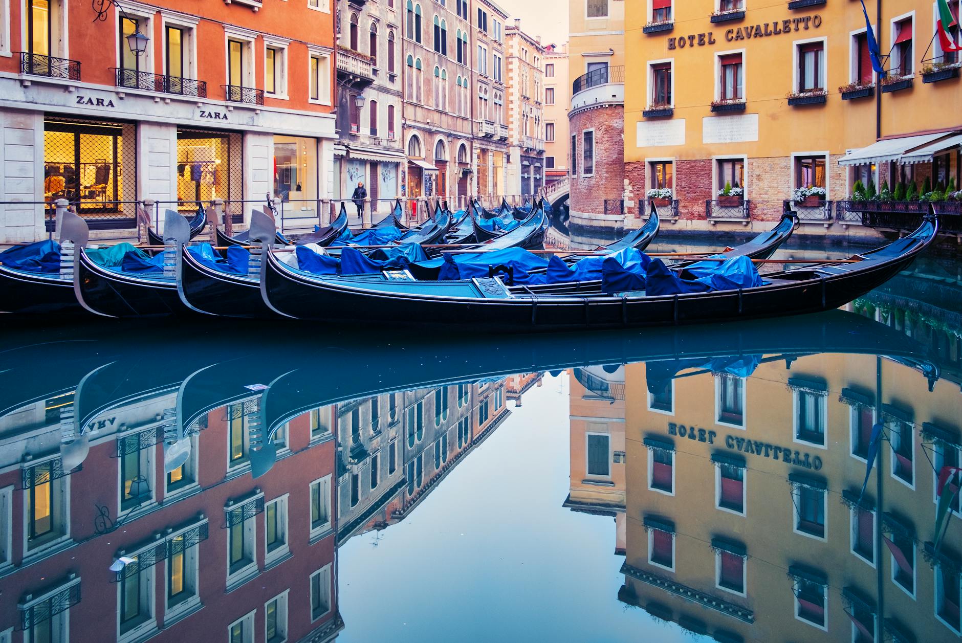 gondola in canal