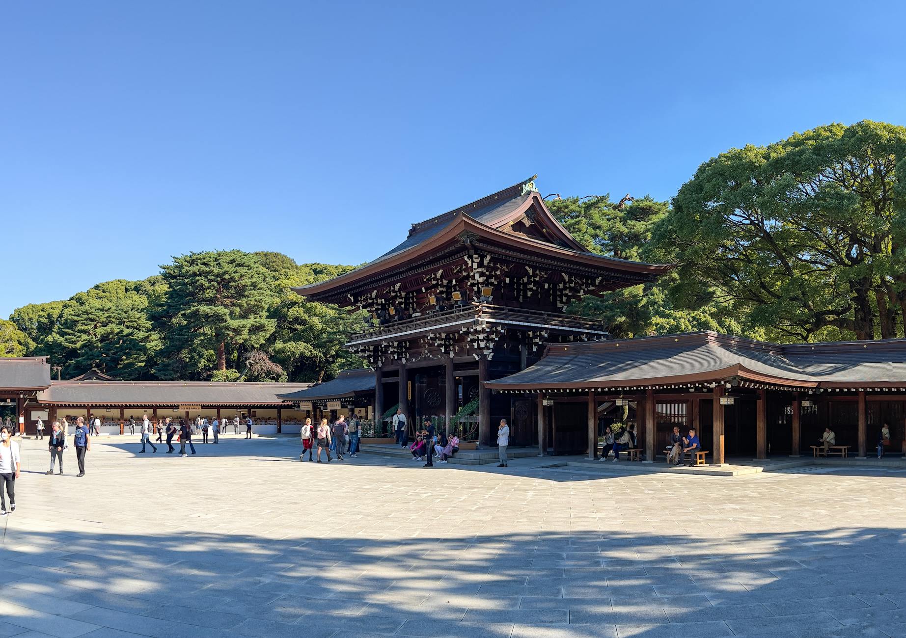view of a shinto shrine