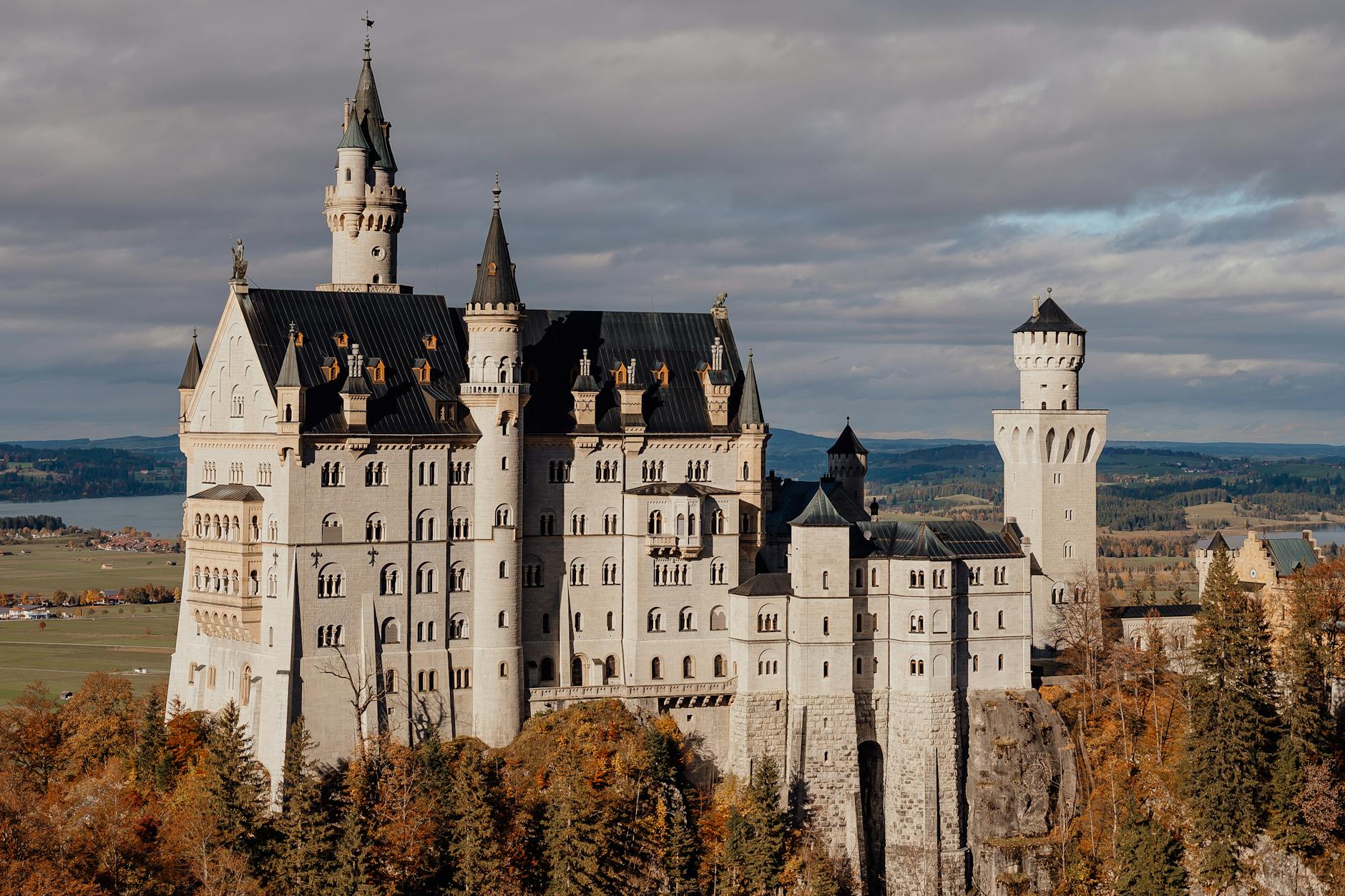 the neuschwanstein castle in schwangau germany