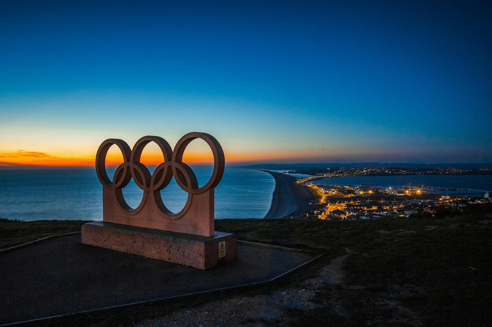 The History of the Olympic Games olympic symbol landmark