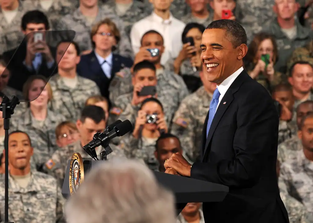 President Barack Obama speaks press