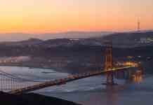 The Evolution of Silicon Valley: A Historical Overview golden gate bridge at twilight dusk
