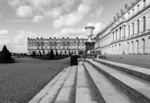 stairs near palace of versailles in france