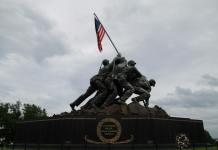 The History of World War II: A Comprehensive Overview iconic iwo jima memorial with american flag