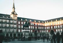 The History of the Madrid Mission: A Comprehensive Overview people gathering near plaza