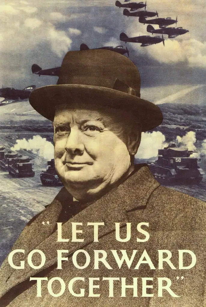 cHJpdmF0ZS9sci9pbWFnZXMvd2Vic2l0ZS8yMDIzLTAzL3drMTc5ODUxMzItaW1hZ2UuanBn Winston Churchill motivation poster, 1940