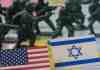 How U.S. and Iran became enemies: understanding the USA-Iran relations military strategy concept with usa and israel flags