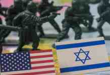 How U.S. and Iran became enemies: understanding the USA-Iran relations military strategy concept with usa and israel flags